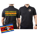 Polo black, FIRE SERVICE SWAZILAND XXL