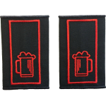 FEUER1 Dienstgrad-Schlaufen-Paar Spezial: Getränkewart (rouge/rouge)