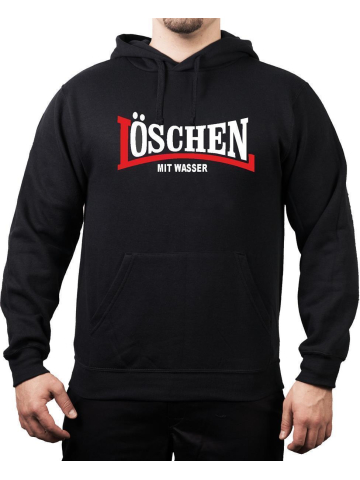 Hoodie negro, Löschen con Wasser