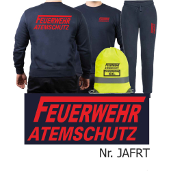 Sweat-Vestimenta para correr azul marino, FEUERWEHR...