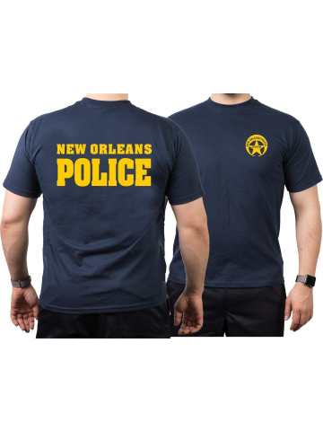 T-Shirt azul marino, New Orleans Police, Louisiana