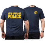 T-Shirt blu navy, New Orleans Police, Louisiana