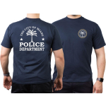 T-Shirt navy, Miami Police Dept., Florida