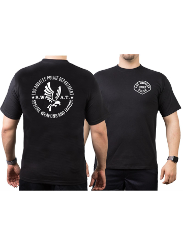 T-Shirt black, Los Angeles Police Dept. SWAT, California