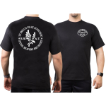 T-Shirt negro, Los Angeles Police Dept. SWAT, California