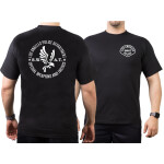 T-Shirt negro, Los Angeles Police Dept. SWAT, California XL