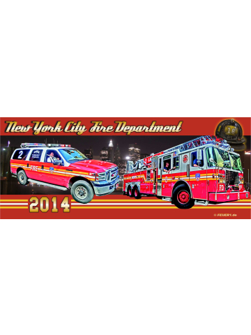 Tasse New York City Fire Department 2014 - limitiert (1 St&uuml;ck)