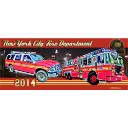 Tasse New York City Fire Department 2014 - limitiert