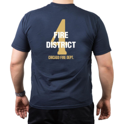 CHICAGO FIRE Dept. Fire District 4, gold, old emblem,...