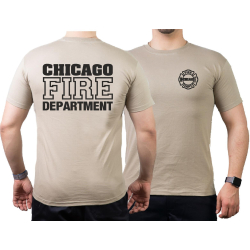 CHICAGO FIRE Dept. black, sand T-Shirt