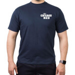 CHICAGO MED, Skyline white/blue, navy T-Shirt