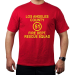 Camiseta roja, Escuadrón de Rescate del Condado de Los Ángeles 51