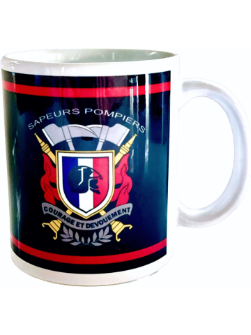 Tasse (Coupe) Sapeurs Pompiers Courage et Devouement
