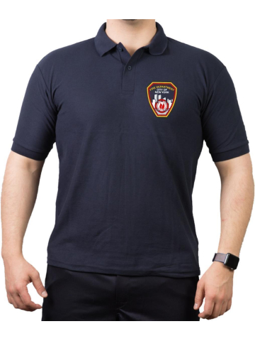 Polo marin, New York City Fire Dept. Emblem on front