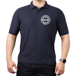 CHICAGO FIRE Dept. Standard, Logo on front, marin Polo