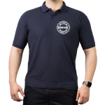 CHICAGO FIRE Dept. Standard, Logo on front, blu navy Polo