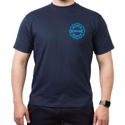CHICAGO FIRE Dept. Standard nel blue, blu navy T-Shirt