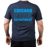 CHICAGO FIRE Dept. Standard in blue, navy T-Shirt