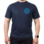 CHICAGO FIRE Dept. Standard dans blue, marin T-Shirt
