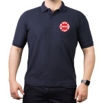 CHICAGO FIRE Dept. Standard white/red, marin Polo