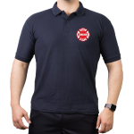 CHICAGO FIRE Dept. Standard white/red, navy Polo