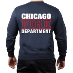 CHICAGO FIRE Dept. Standard, white/red, marin Sweat