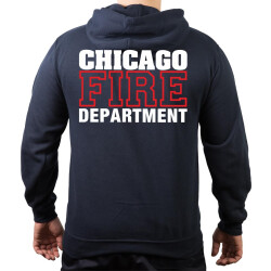 CHICAGO FIRE Dept. Standard white/red, blu navy Hoodie