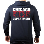 Chicago Fire Dept Sweat-shirt à capuche Blanc/rouge