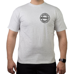 CHICAGO FIRE Dept. Skyline black, ash T-Shirt