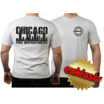 CHICAGO FIRE Dept. Skyline black, ash T-Shirt