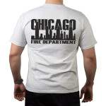 CHICAGO FIRE Dept. Skyline negro, ash T-Shirt, XXL