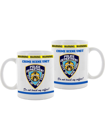 Tasse New York City Police Department - Crime Scene Unit - "Do not touch my coffee"