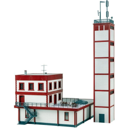 Equipo 1:87 Feuerwehrhaus con tuboturm