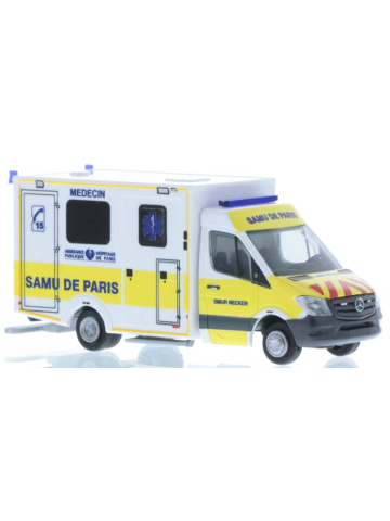 Modell 1:87 MB Sprinter 18, Wietmarscher Ambulanz, Samu de Paris (FR)