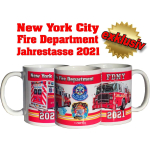Tasse New York City Fire Department 2021 - limitiert (1 Stück)