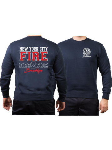 Sweat marin, New York City FIRE RES 2 CUE, Brooklyn