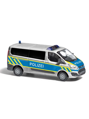 Modèle de voiture 1:87 Ford Transit Custom Bus, Polizei (2012)