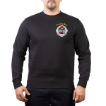 Sweat nero, New York City Fire Dept. E38-L51 Da Dawg House Bronx