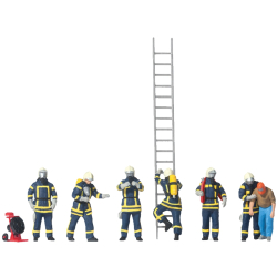 HO Maßstab 1:87 Feuerwehrmann Menschen Figuren Feuerwache Landschaft