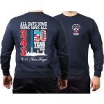 Sweat navy, 9/11 WTC 20 YEARS - NEVER FORGET (2021 edition)