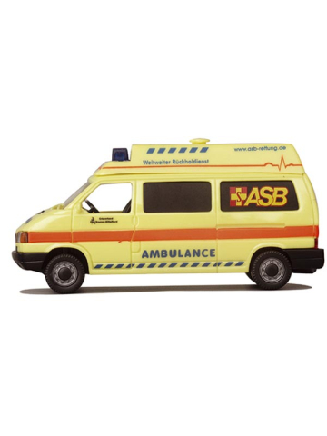 Modell 1:87 VW T4 HD, ASB Ambulance Rückholdienst