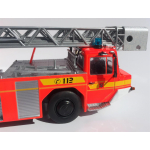 Modell 1:43 Magirus DLK 2312NB, tagesleuchtrot, FF Markt Lam (BAY)
