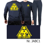 Sweat-Jogginganzug navy, ABC-GRUPPE FREIWILLIGE FEUERWEHR