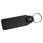 Police keychain XL with leather base
