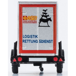 Modell 1:87 Anhänger, ASB Logistik RD, ASB Bremen (BRE)