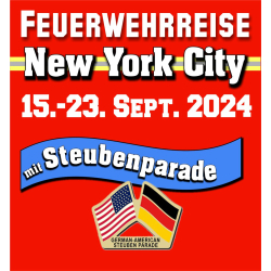 10.-18. Sept. 2021 9/11-Feuerwehrreise nach New York City...