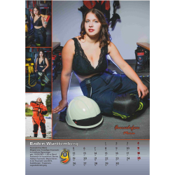 Calendario 2022 Bomberos Mujeres - el original (año 22), retrato DIN A3, versión para trabajos pesados, limitado