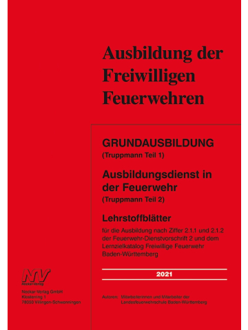 Lehrstoffblätter Grundausbildung BaWü (Teil 1+2), 309 S. 2021er Edition