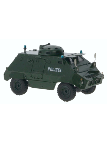 Modèle de voiture 1:87 Toyota Crusier Survivor, Polizei (2004)