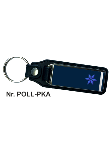 Schlüsselanhänger XL mit Leder Polizeikommissaranwärter/in (PKA/PKAin)